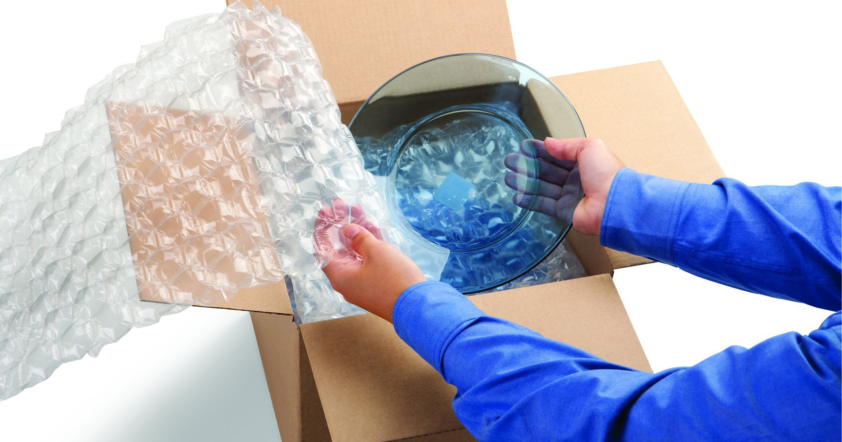 Proper use of bubble wrap when moving