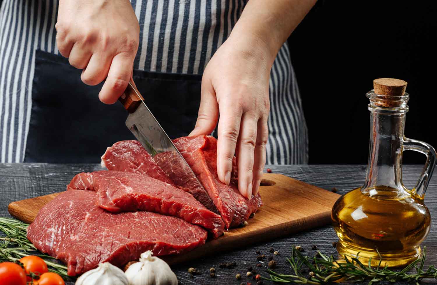 Secrets of cooking meat