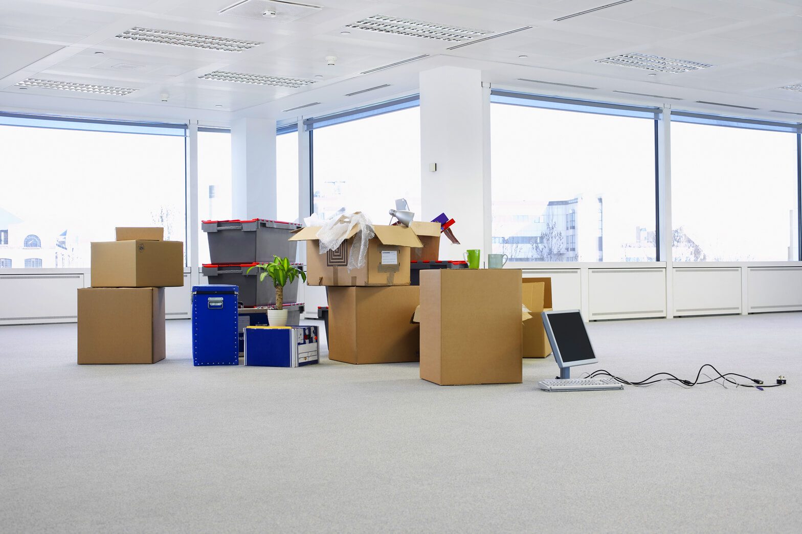 How should the office relocation process go?